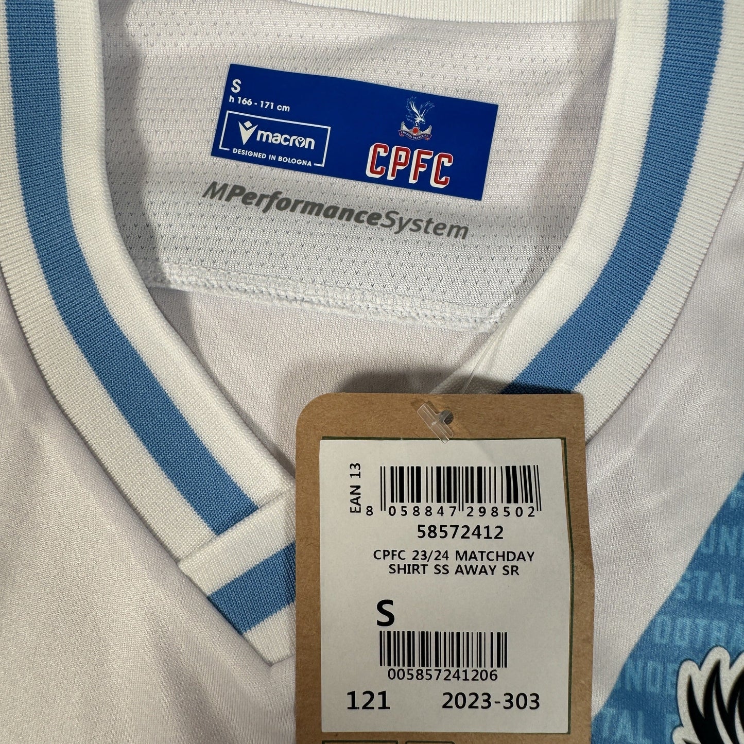 Crystal Palace 2023/2024 Away Football Shirt Small