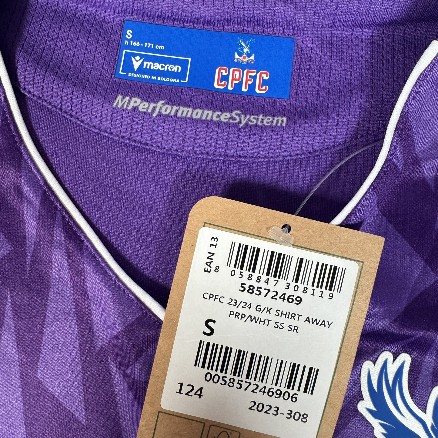 Crystal Palace 2023/2024 Goalkeeper Football Shirt Small BNWT