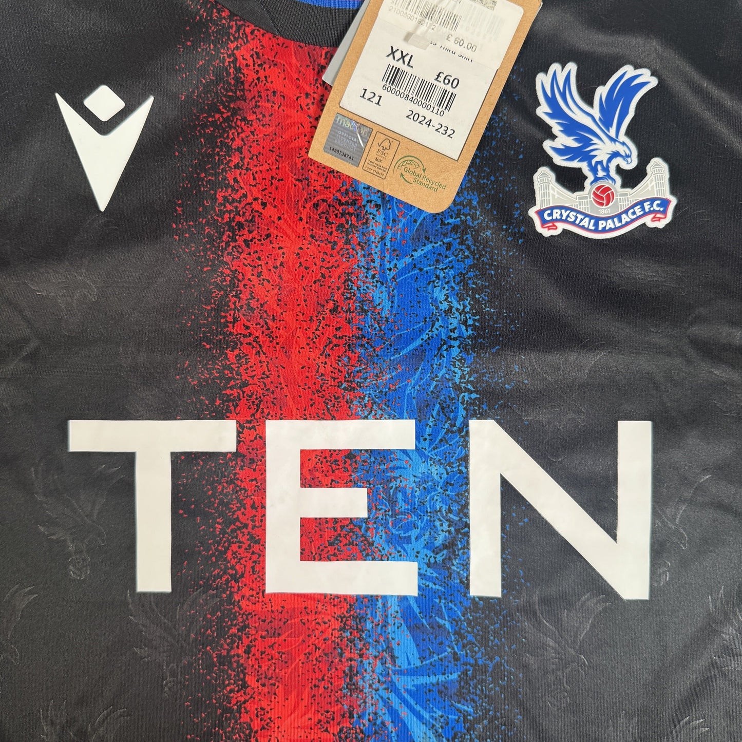 Crystal Palace 2024/2025 Third Football Shirt XXL BNWT