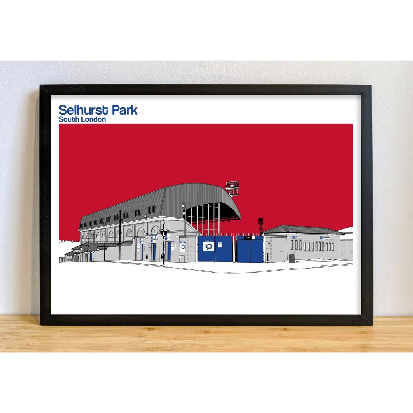 Crystal Palace Football Artwork - Selhurst Park