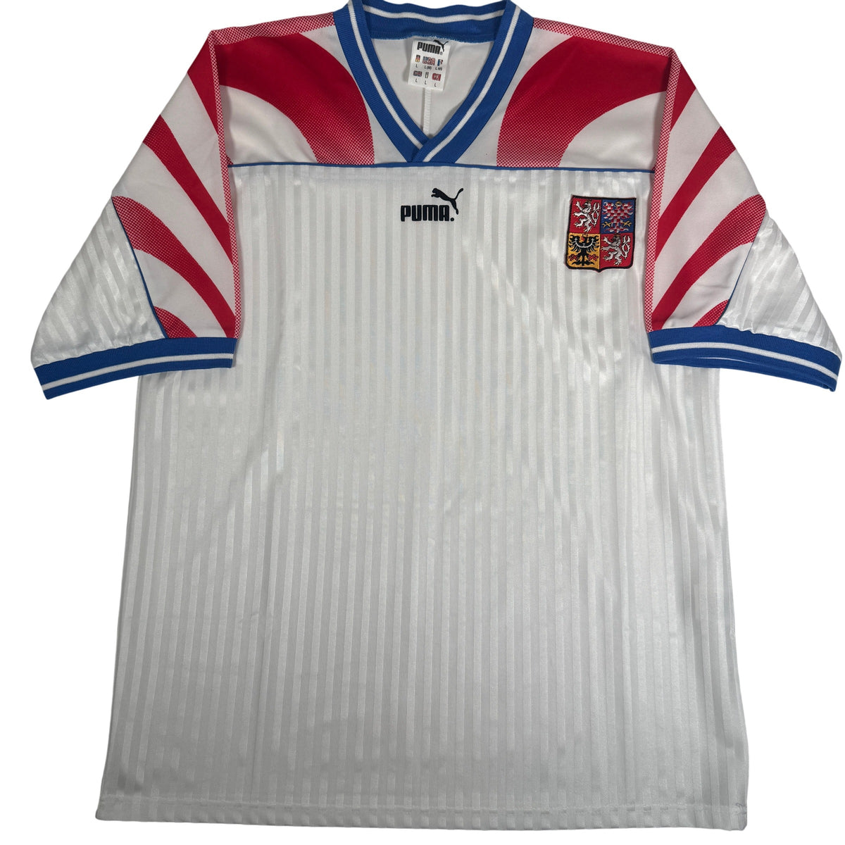 Czech Republic 1995/1996 Away Football Shirt Large
