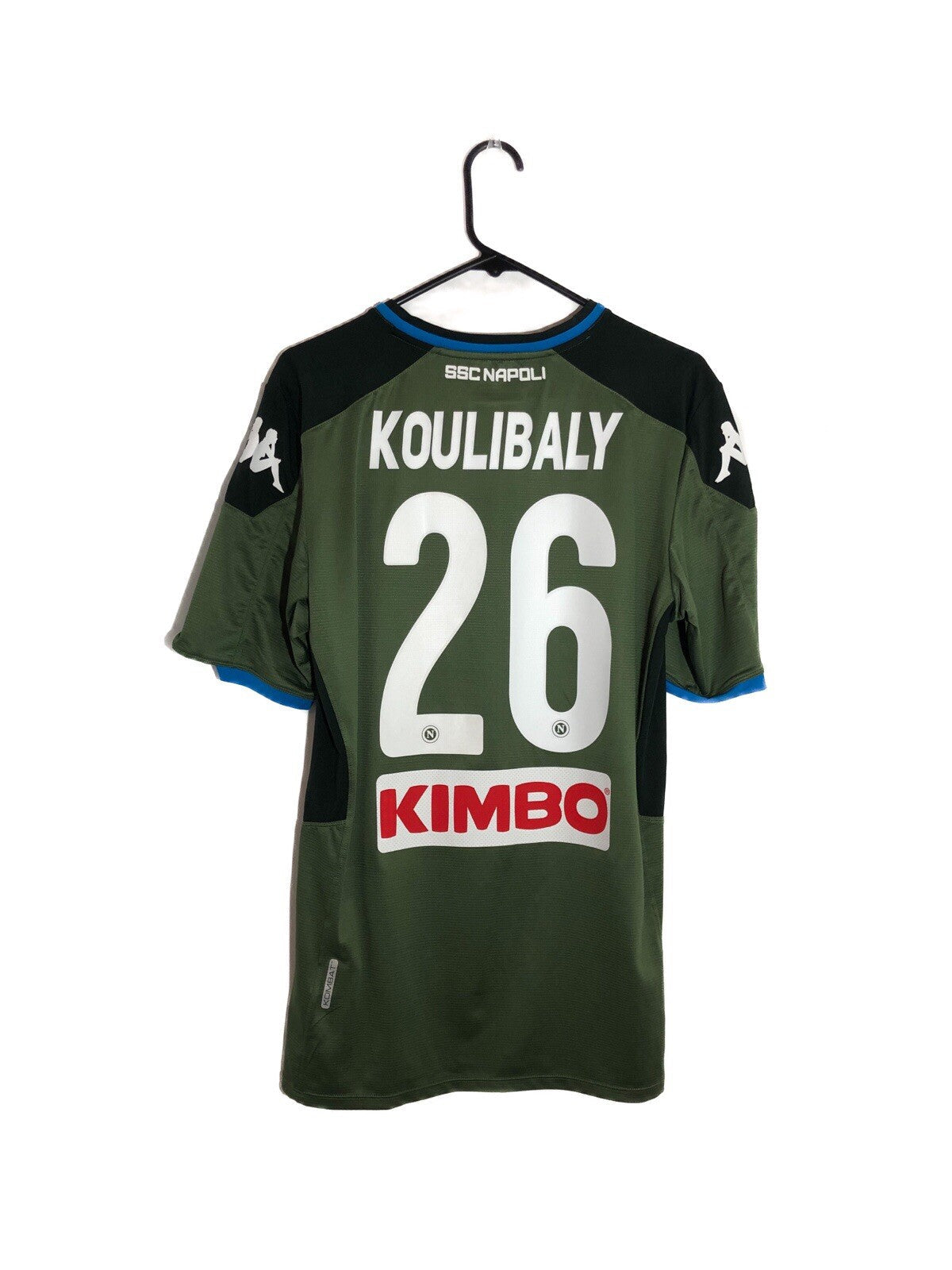 Napoli Koulibaly #26 2019/20 Kappa Xl Away Shirt BNWT 304NWA0