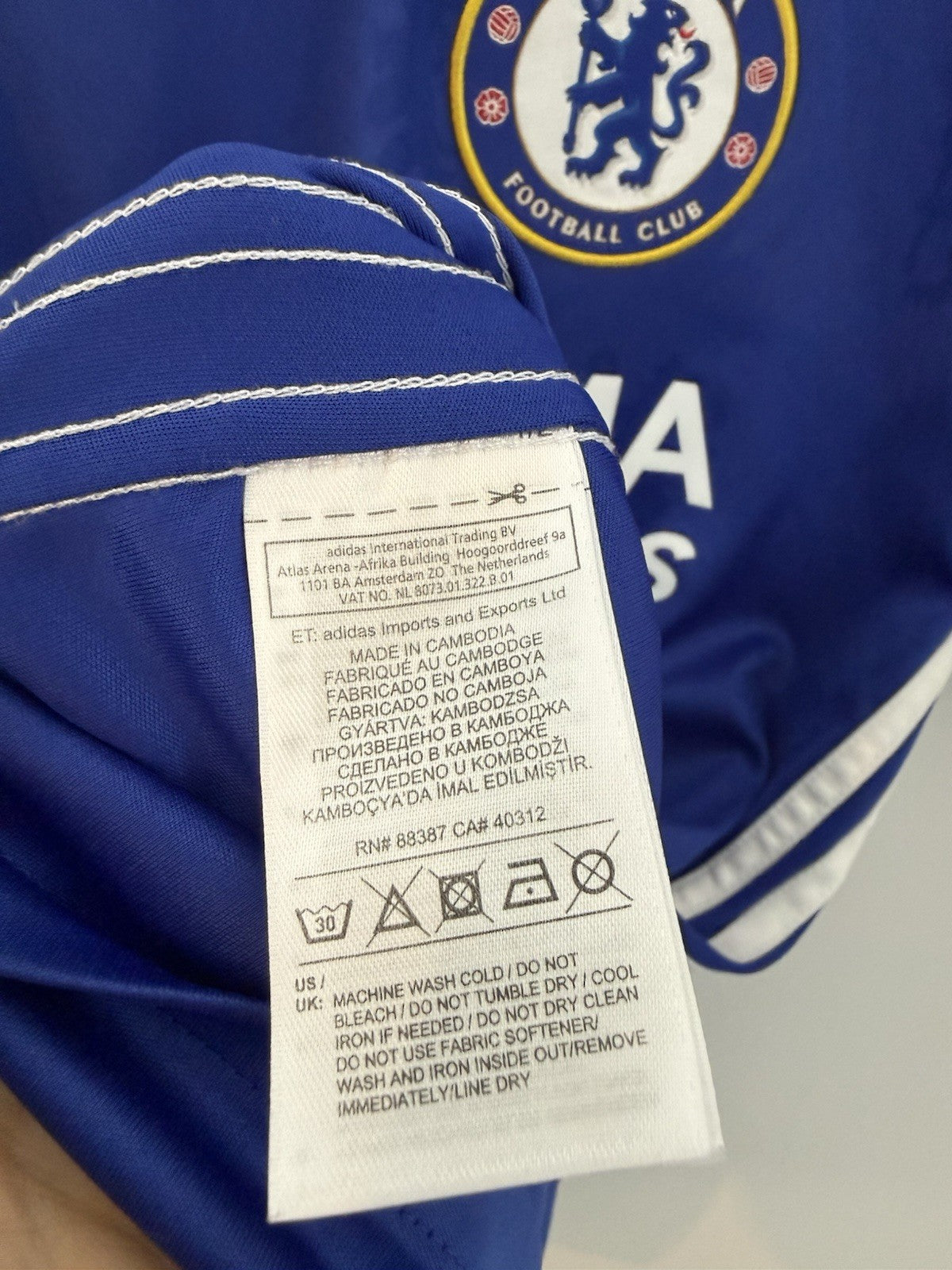 Chelsea Terry #26 2017/18 Medium Home Shirt Excellent Condition AI7182
