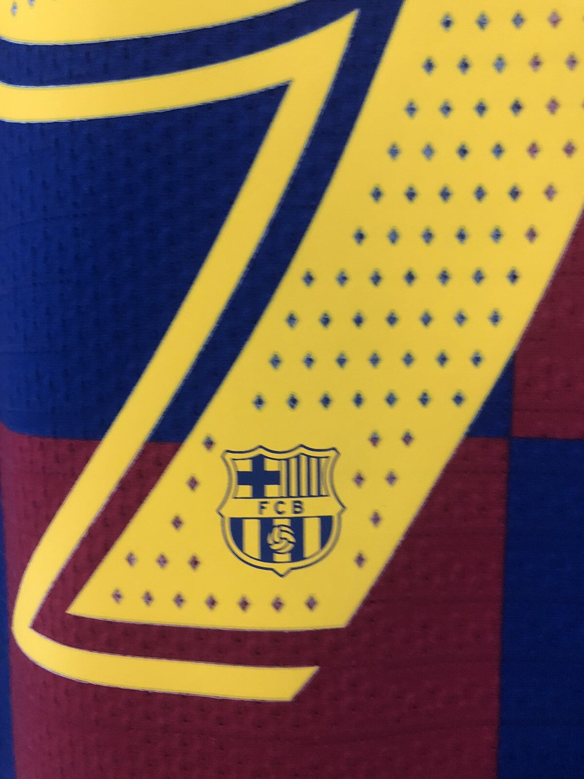 Barcelona Suarez #9 2019/20 Medium Vaporknit Home Excellent Condition AJ5257-456