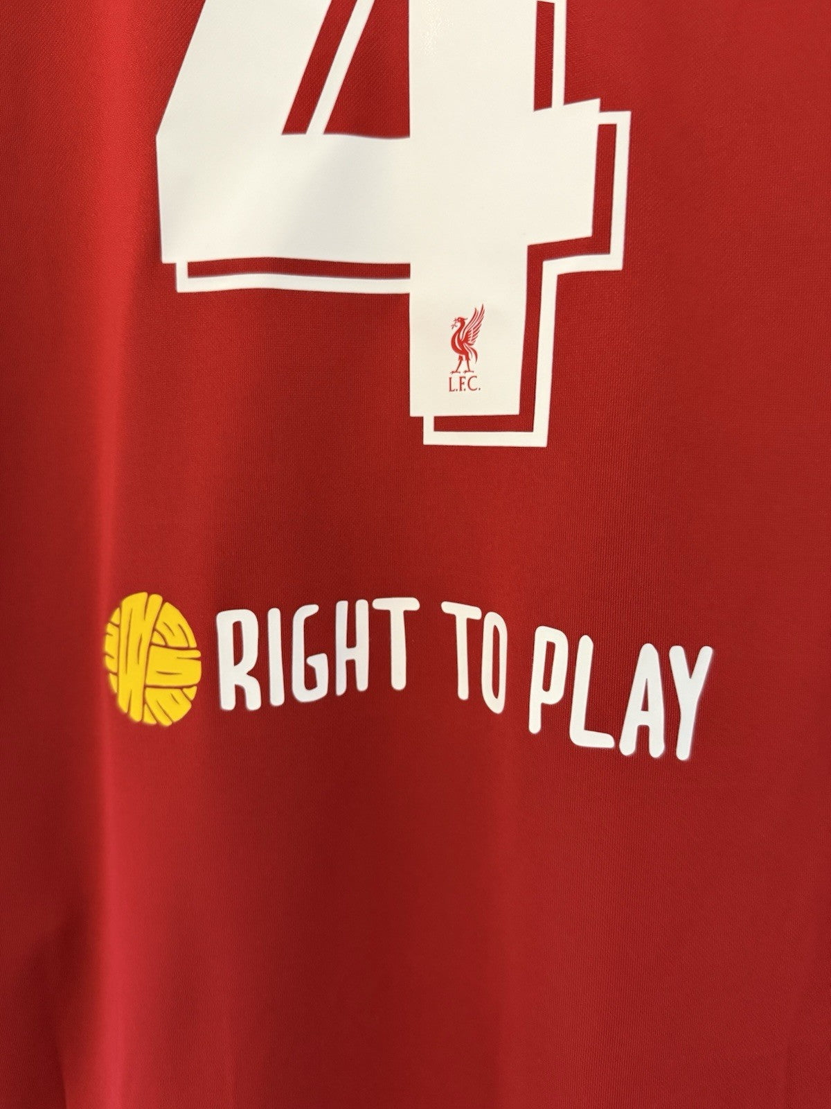 Liverpool Virgil #4 Small 2020/21 Home Shirt BNWT CZ2636-687