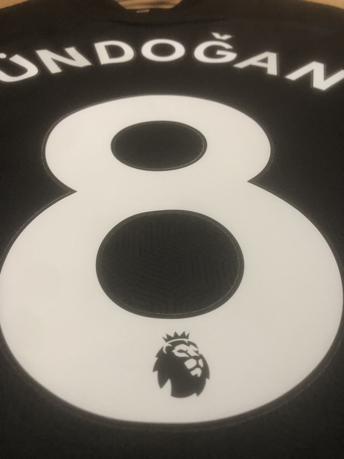Manchester City Gundogan #8 2020/21 Large Authentic Away Excellent Condition