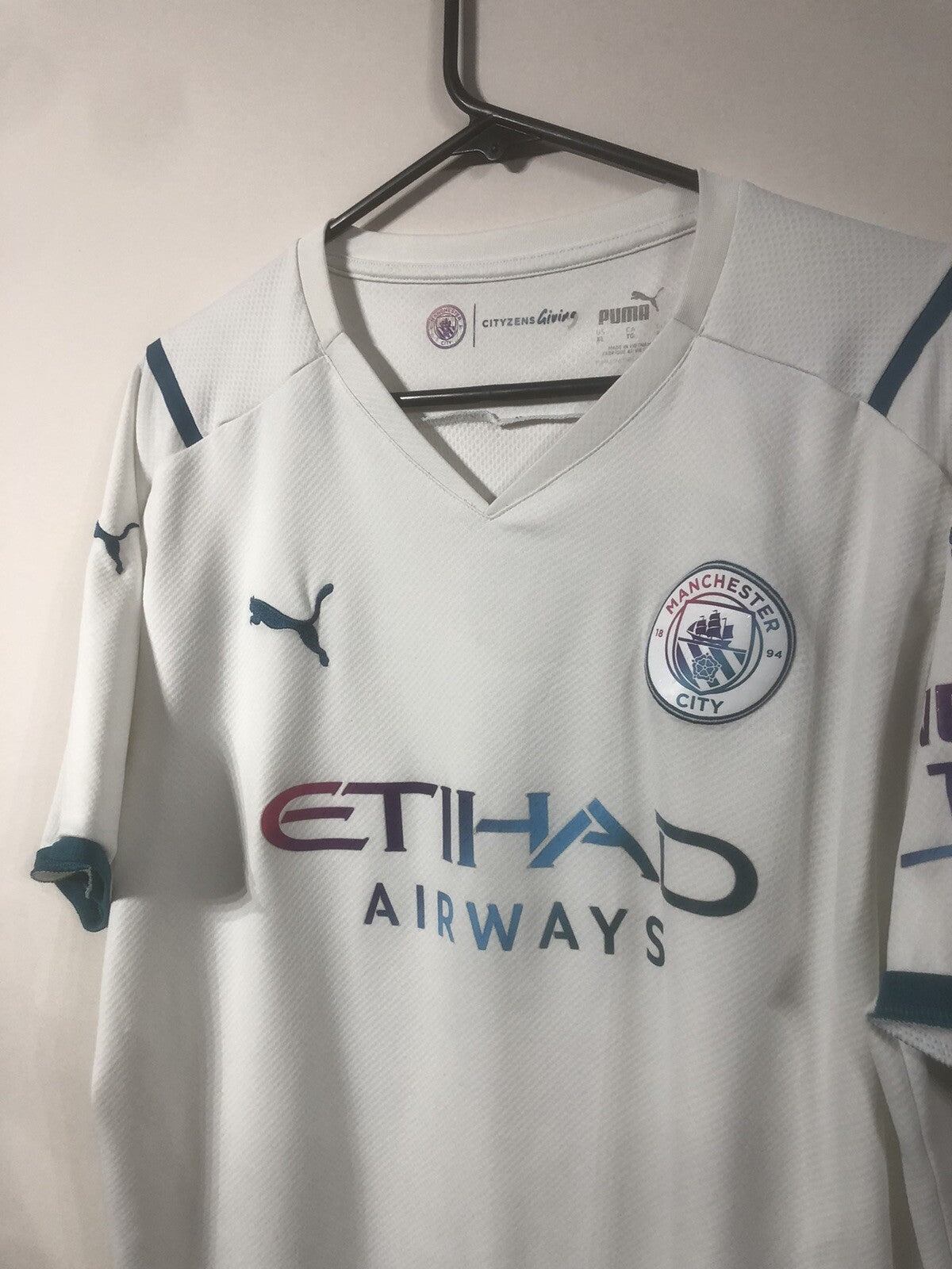 Manchester City Ruben #3 2021/22 XL Away Shirt Very Good Condition 759211-02