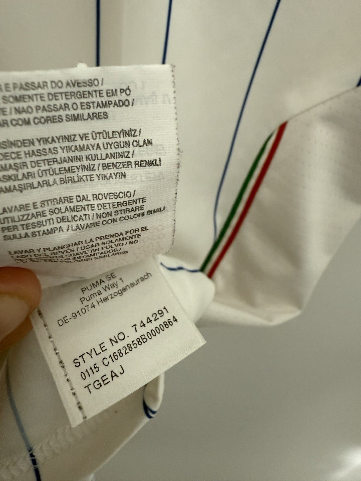 Italy 2014 Medium Away Shirt Excellent Condition 744291