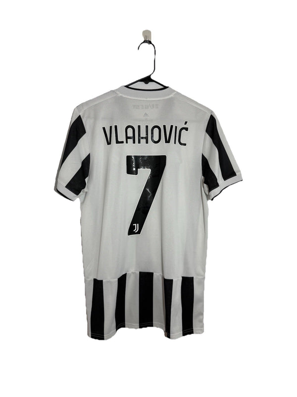 Juventus Vlahovic #7 2021/22 Medium Home Shirt Adidas Excellent Condition GS1442