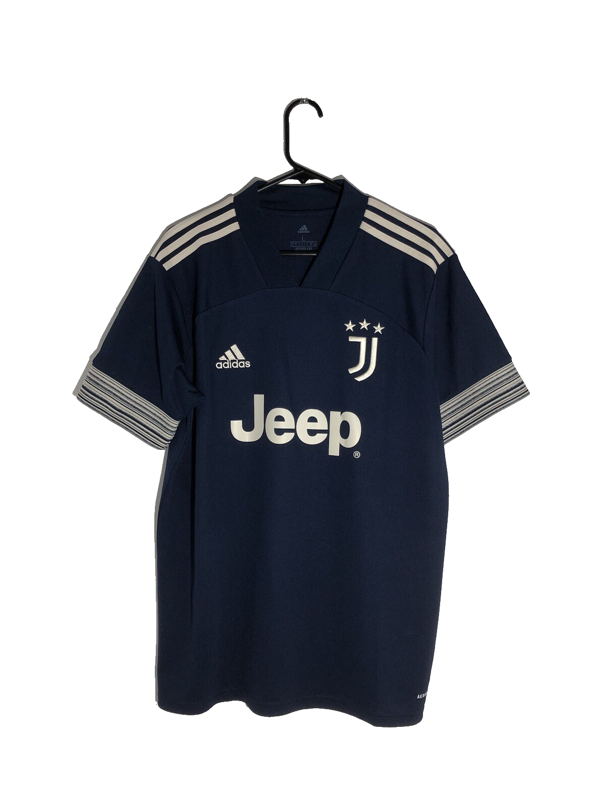 Juventus De Ligt #4 2020/21 Large Away Shirt Adidas Excellent Condition GC9087