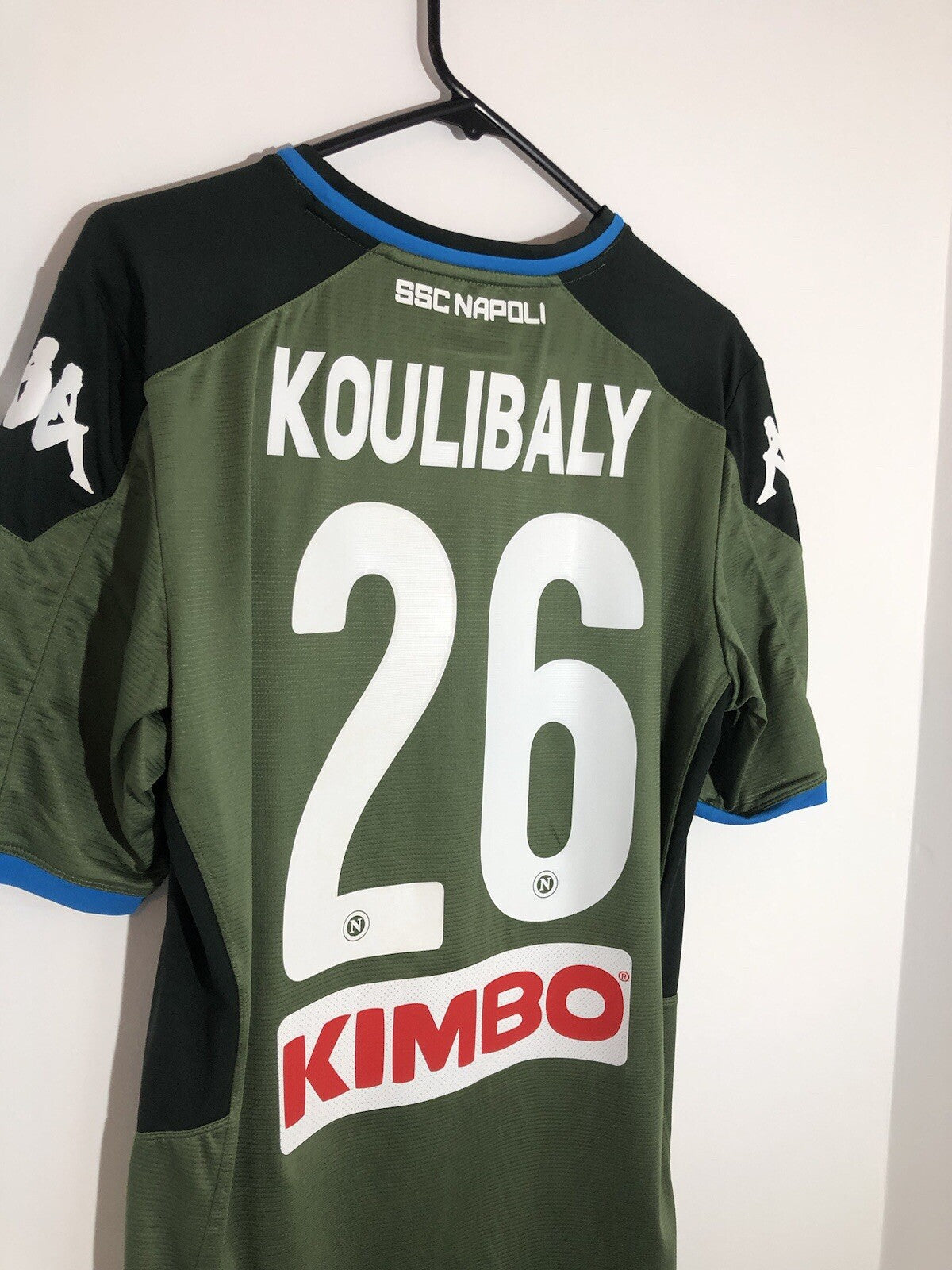 Napoli Koulibaly #26 2019/20 Kappa Xl Away Shirt BNWT 304NWA0