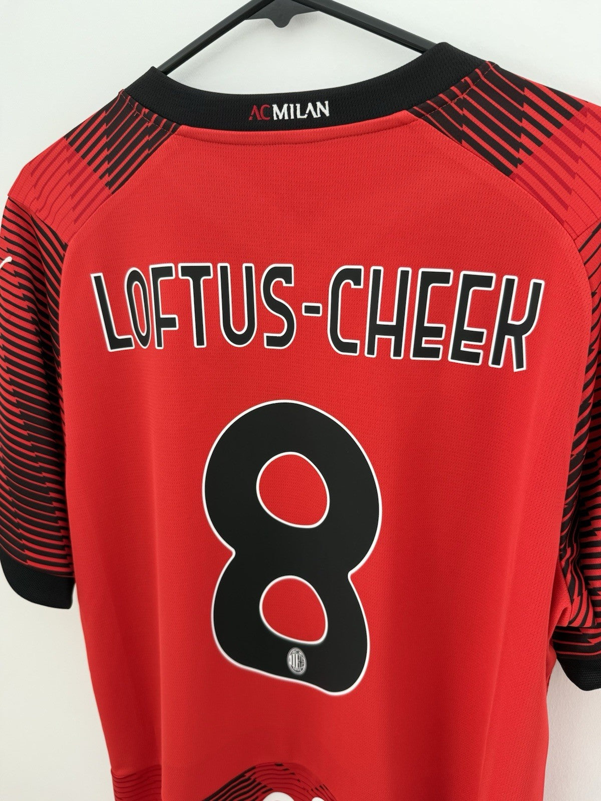 AC Milan Loftus-Cheek #8 2023/24 Large Home Shirt BNWT 770383-01