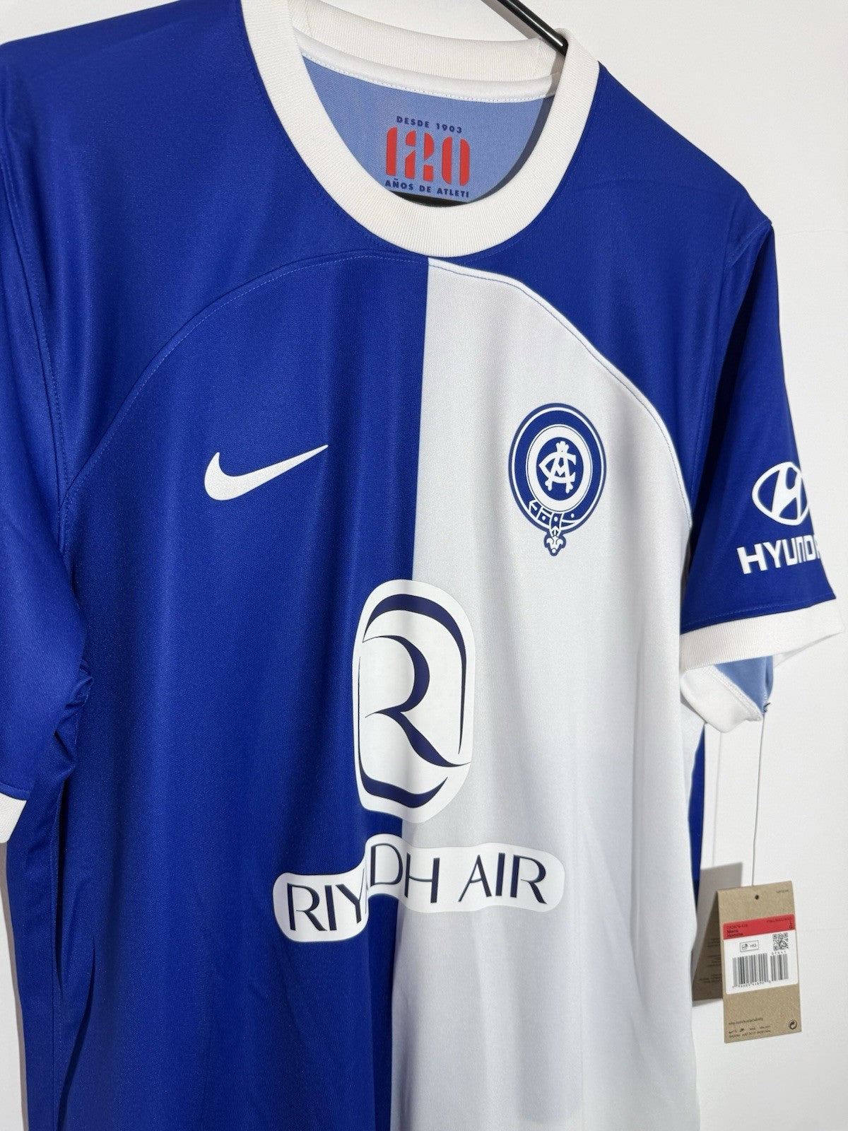 Atletico Madrid Morata #19 2023/24 Large 3rd Shirt BNWT DX2679-418