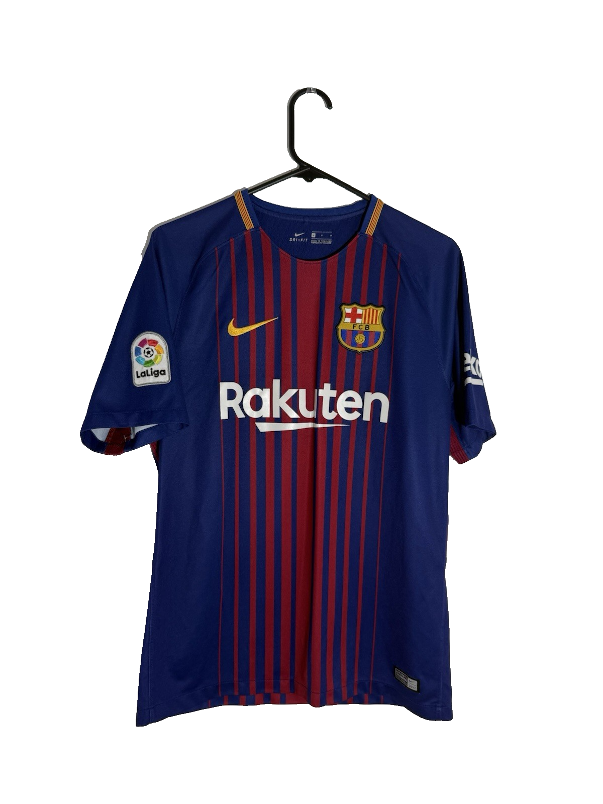 Barcelona O. Dembele #11 2017/18 Medium Home Excellent Condition 847255-456