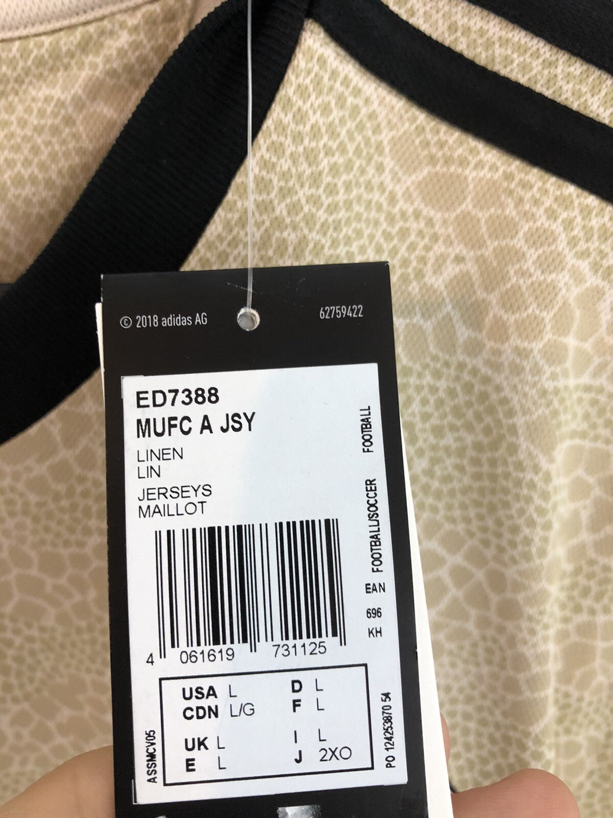 Manchester United Martial #9 2019/20 Away Large Shirt BNWT ED7388