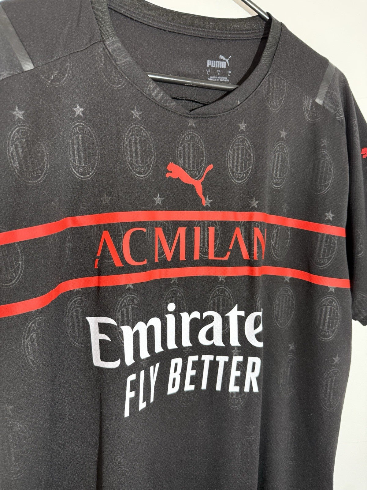 AC Milan Giroud #9 2021/22 Large 3rd Shirt Puma Excellent Condition 759132-03