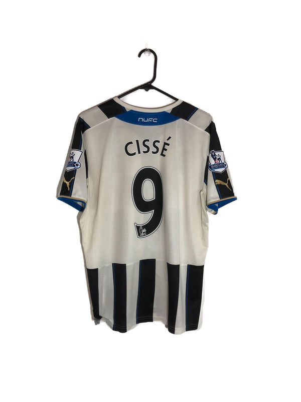Newcastle United Cisse #9 2013/14 Medium Home Shirt Excellent Condition 743470