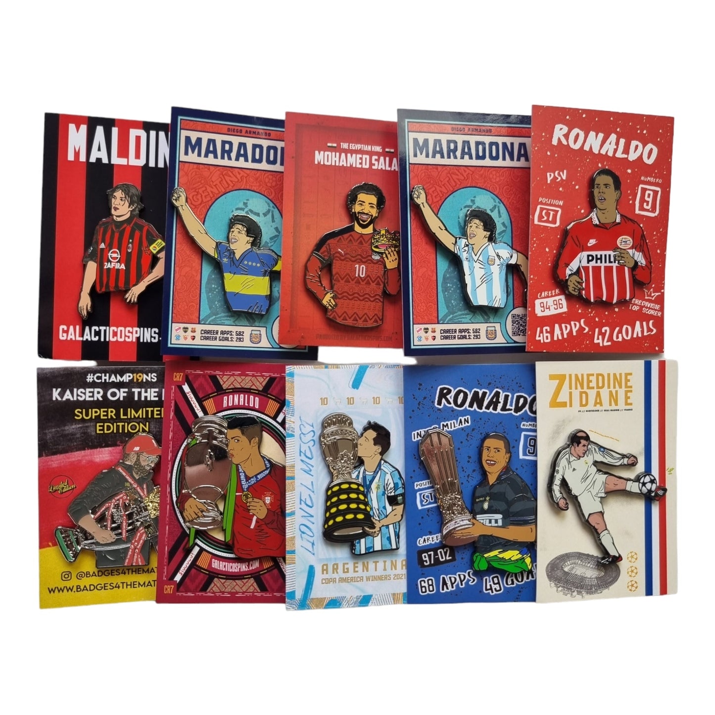 Diego Maradona - SCC Napoli Football Icon Pin Badge