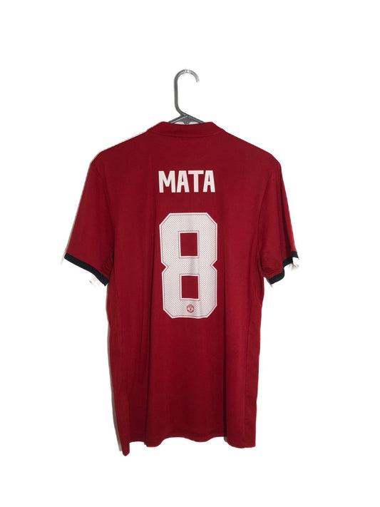 Manchester United Mata #8 2017/18 Medium Home Shirt Excellent Condition BS1214
