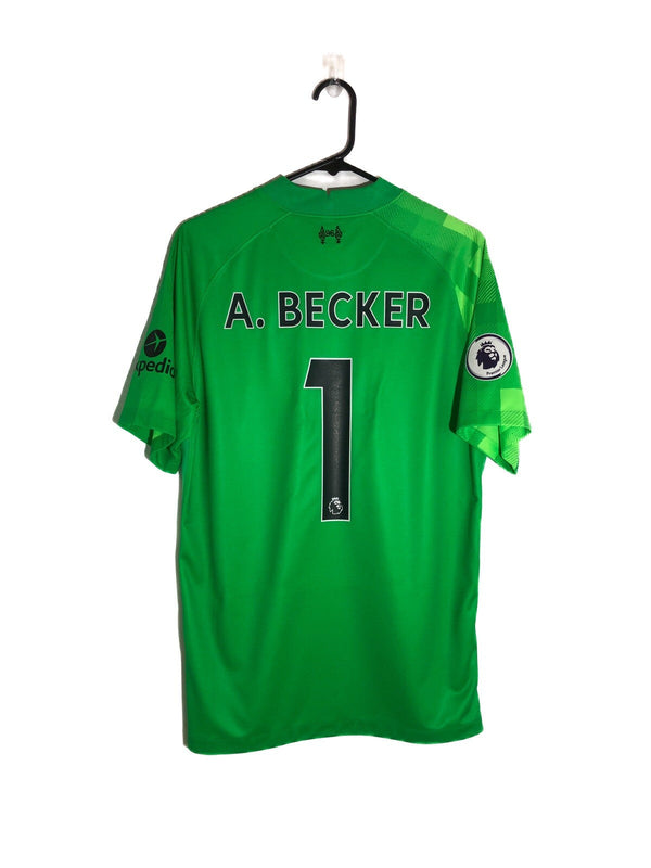 Liverpool A Becker #1 2021/22 Medium Home GK Shirt BNWT DB2559-330