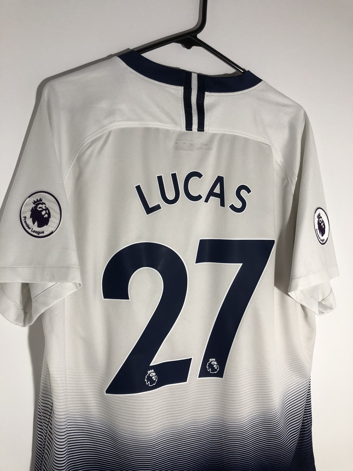 Tottenham Hotspur Lucas #27 2018/19 XL Home Excellent Condition 919005-101