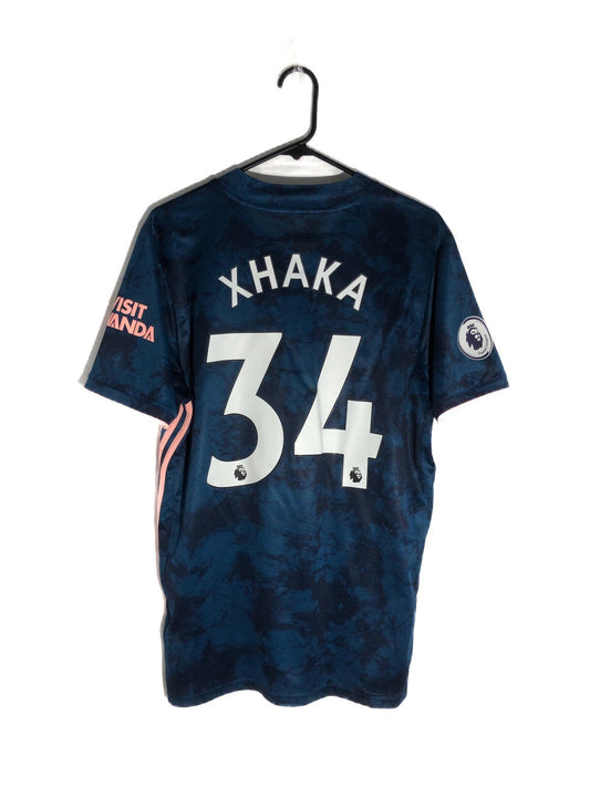 Arsenal Xhaka #34 2020/21 Large 3rd Shirt Adidas Excellent Condition GH6653