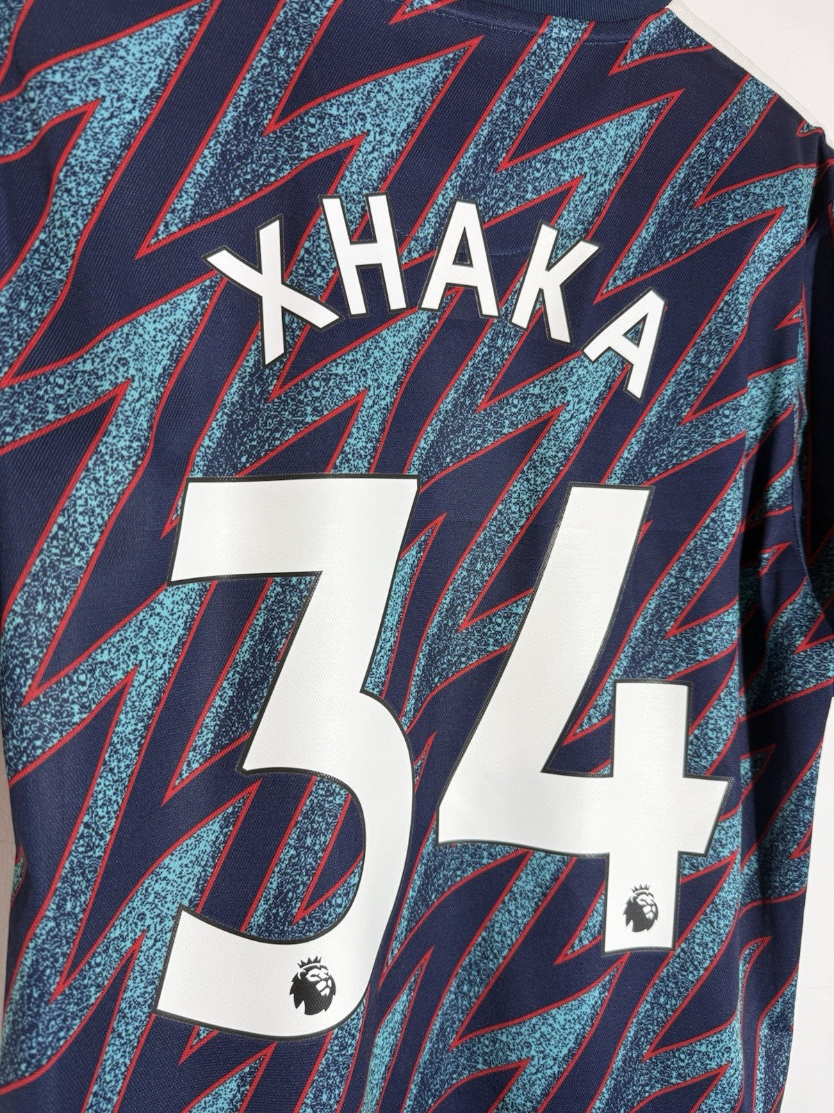 Arsenal Xhaka #34 2021/22 Medium 3rd Shirt Adidas Excellent Condition GM0213