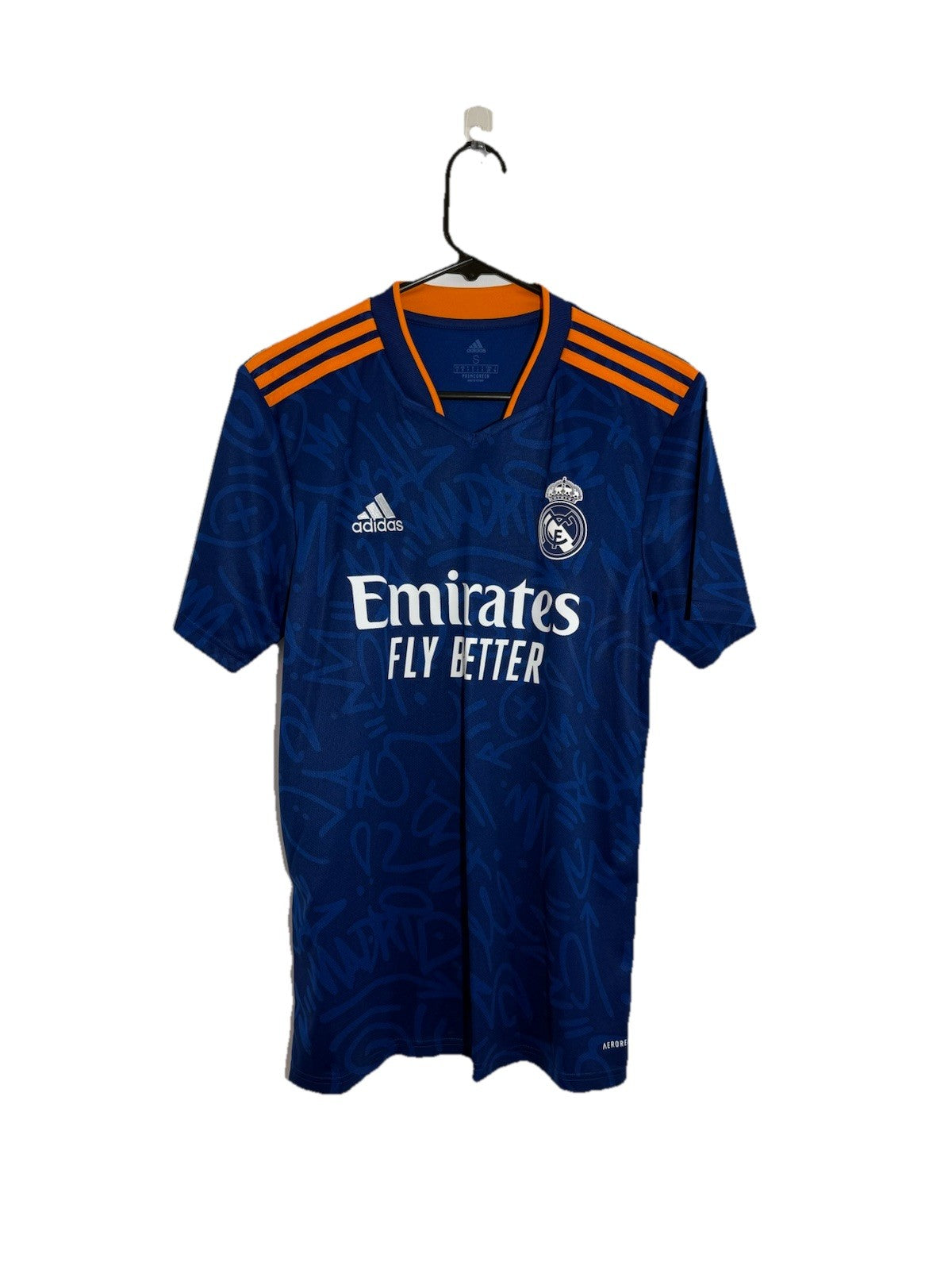 Real Madrid Hazard #7 2021/22 Small Away Shirt Excellent Condition H40942