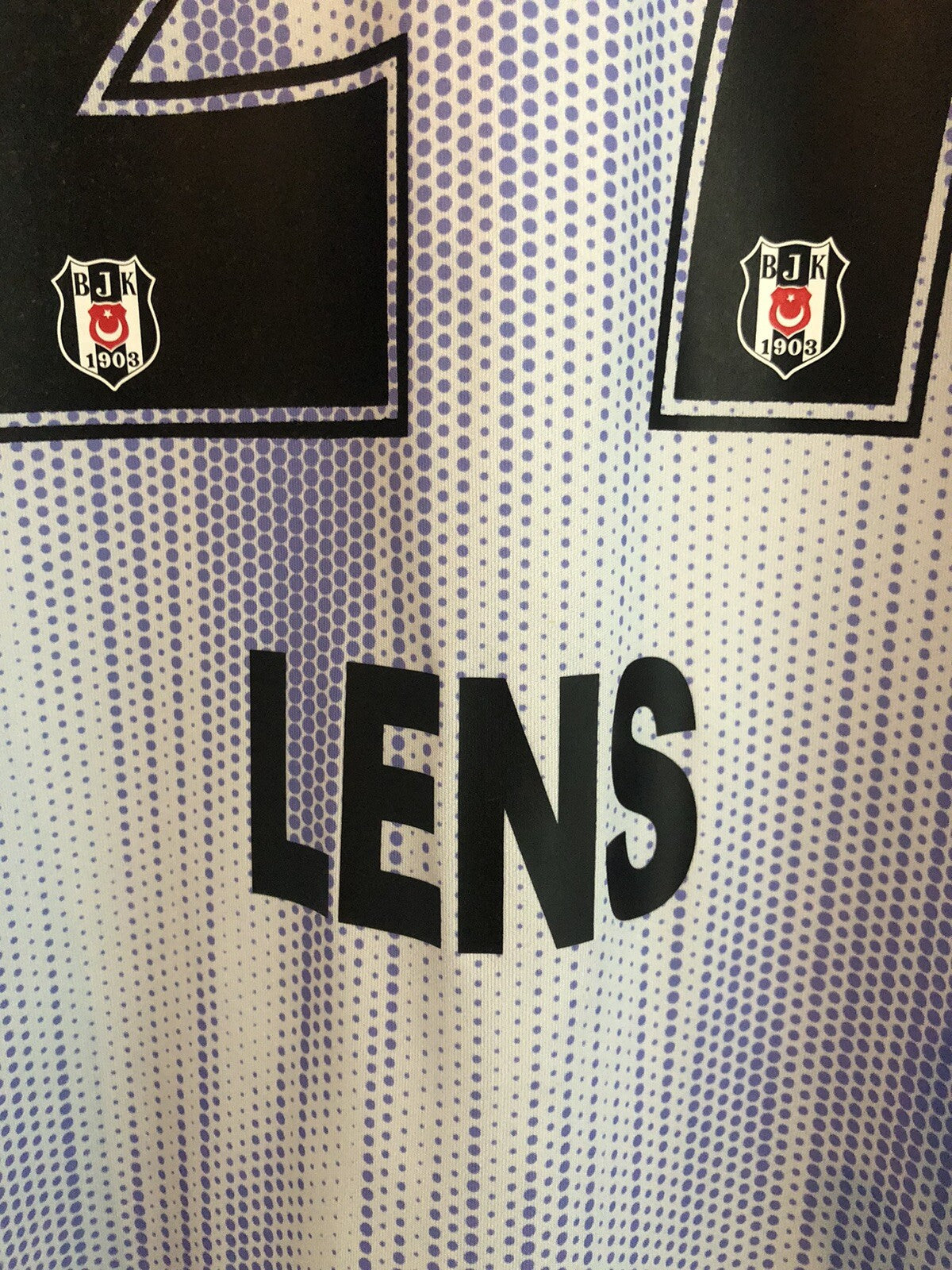 Besiktas Lens #27 2019/20 Medium 3rd Shirt Adidas Excellent Condition DX3697