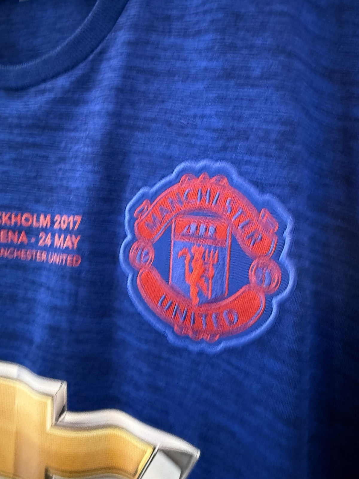 Manchester United 2016/17 Large Away EL Final Shirt Excellent Condition AI6704
