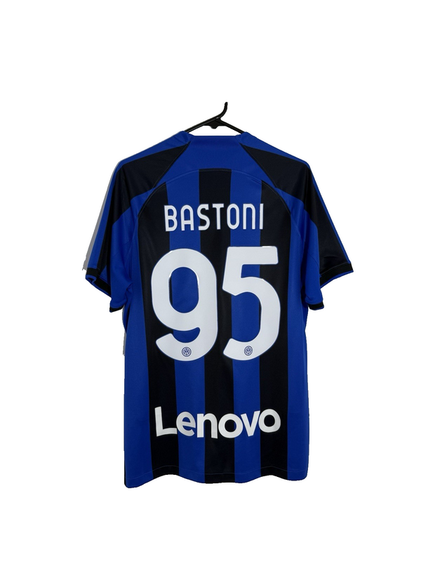 Inter Milan Bastoni #95 2022/23 Medium Home Shirt Excellent Condition DM1842-412