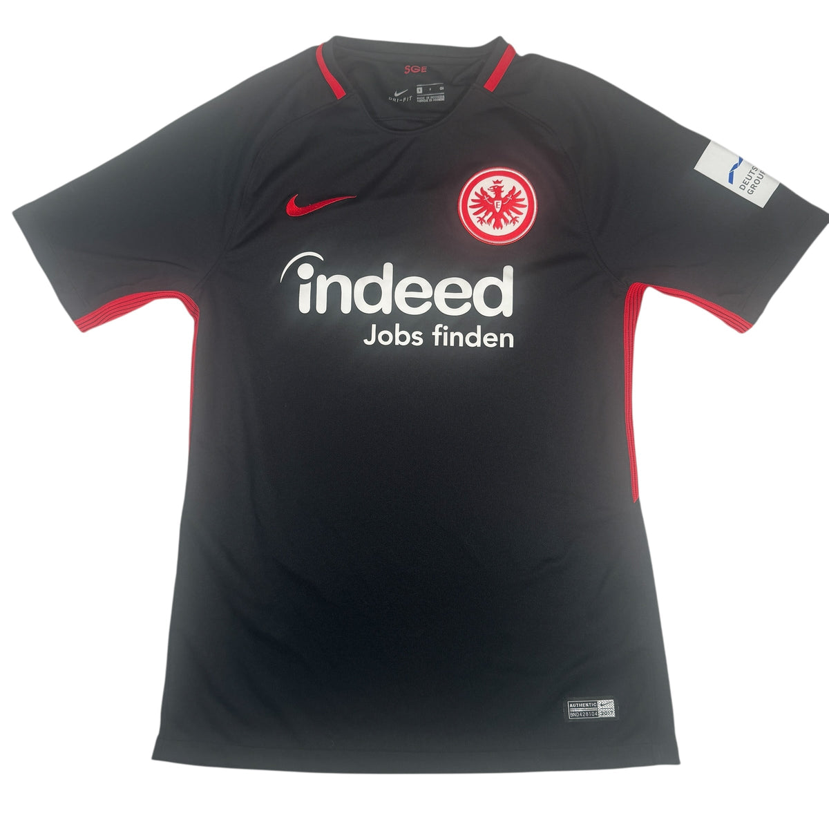 Eintracht Frankfurt 2017/2018 Away Football Shirt Small