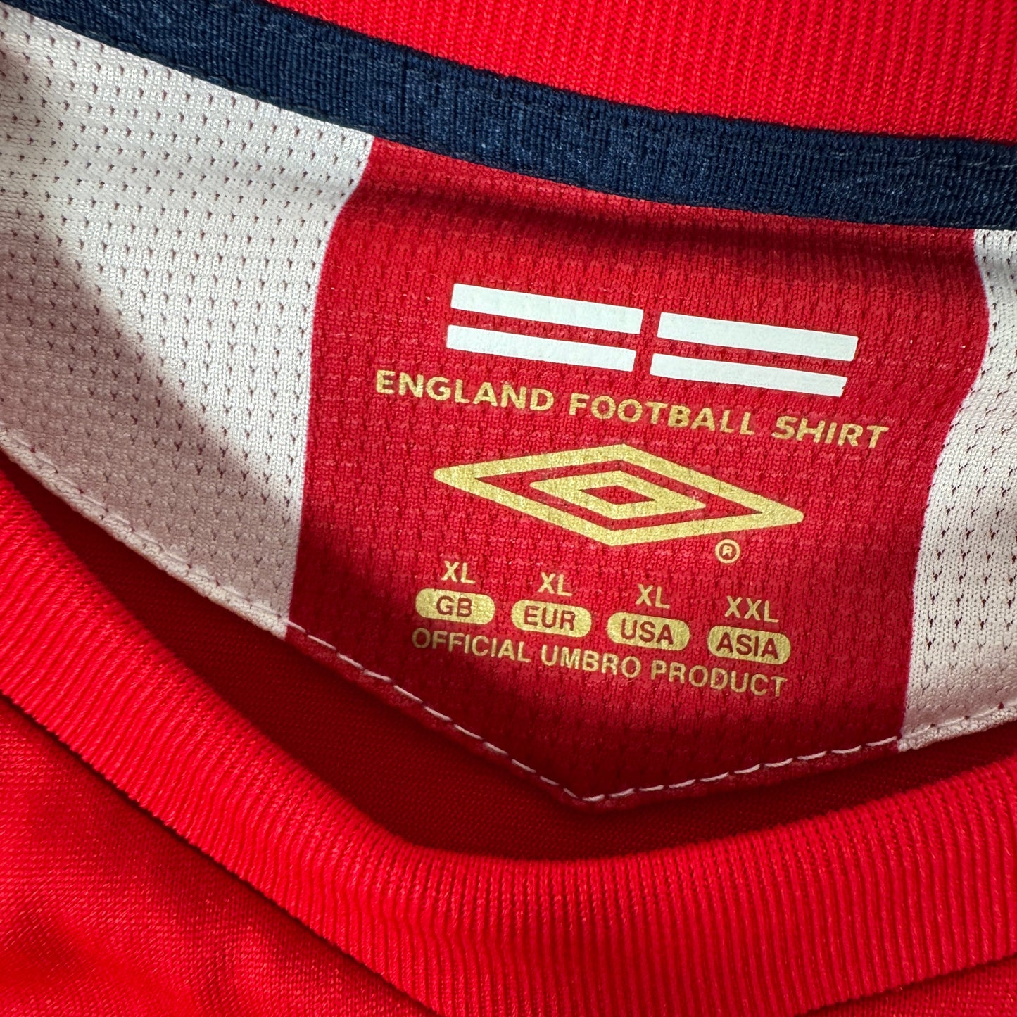 England 2006/2007/2008 Away Football Shirt XL