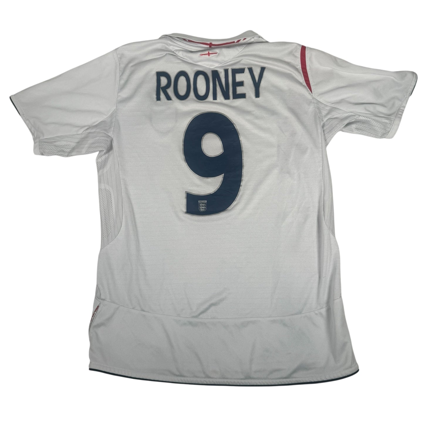 ROONEY 9 England 2006/2007/2008 Home Football Shirt Medium