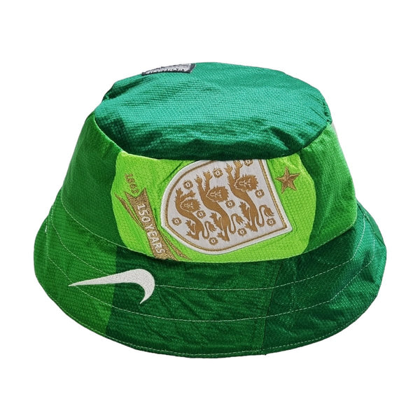 England 2013/14 Goal Keeper Shirt Reworked Bucket Hat