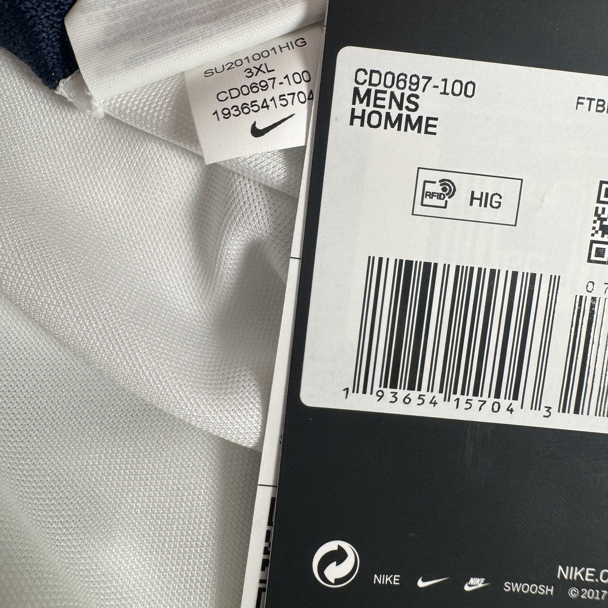 England 2020/2021/2022 Home Football Shirt 3XL BNWT