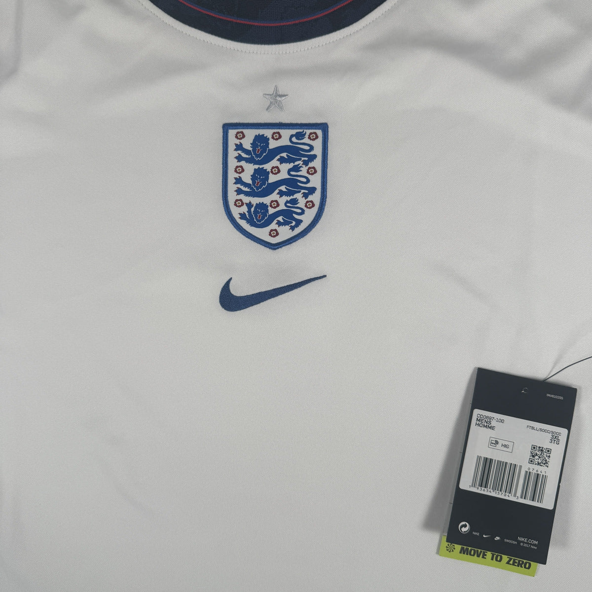 England 2020/2021/2022 Home Football Shirt 3XL BNWT