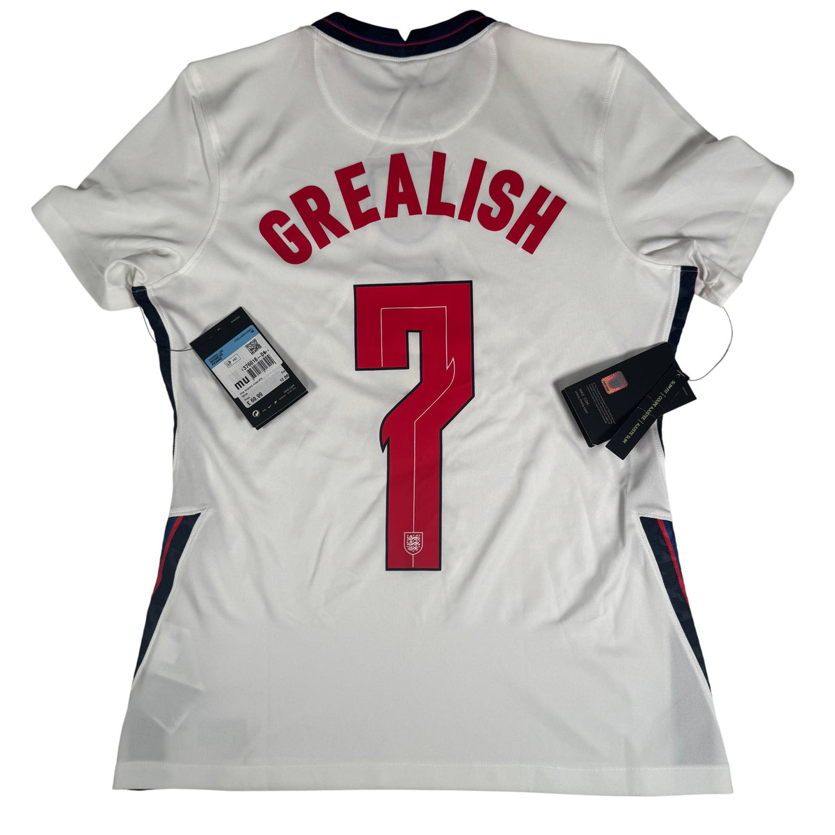 Grealish 7 England 2020/2021/2022 Home Football Shirt Women's Medium BNWT