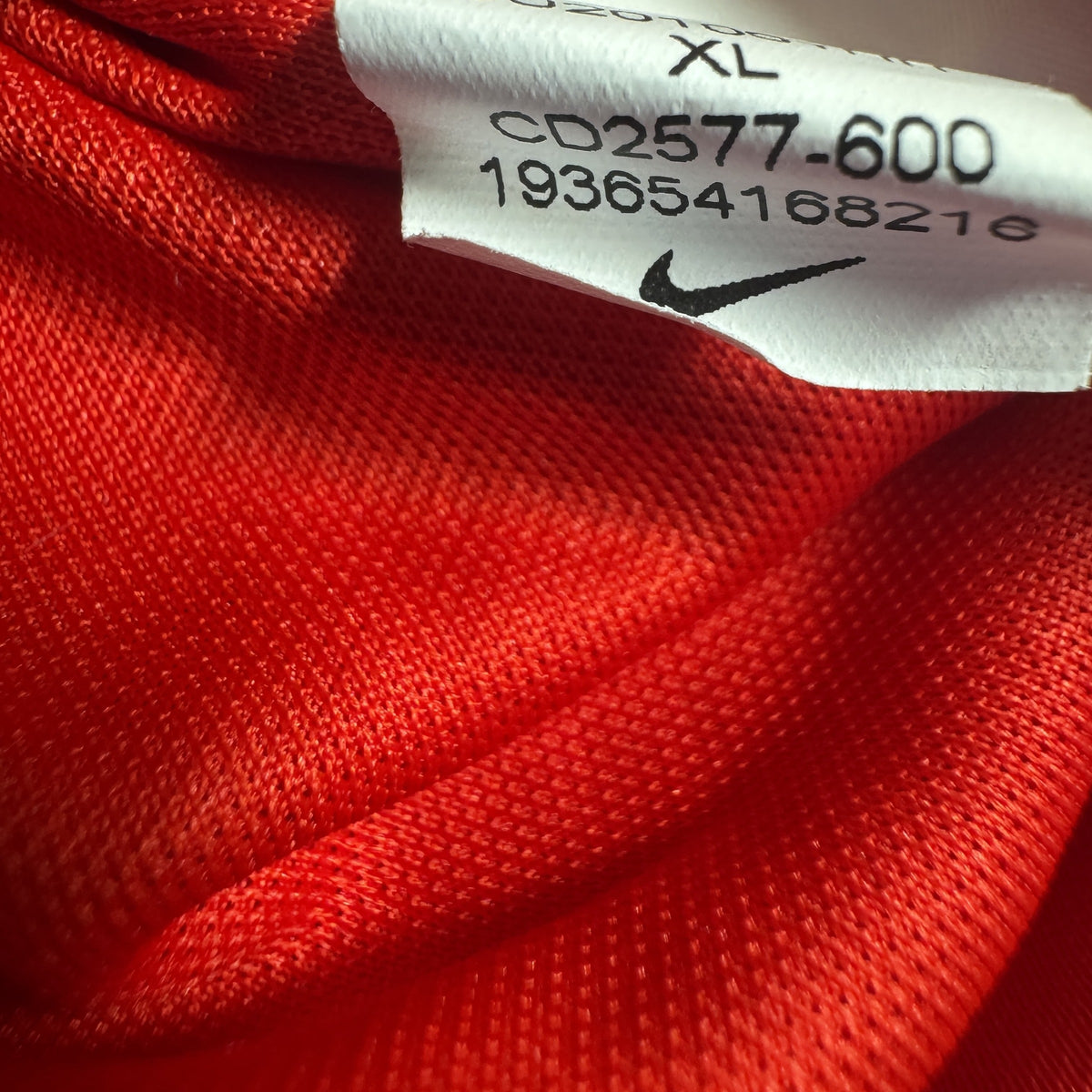 England 2020/2021/2022 Pre-Match Training Football Shirt XL