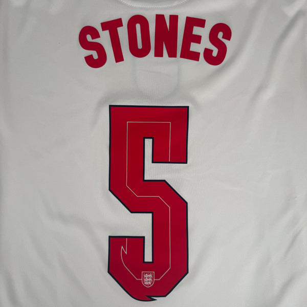 STONES 5 England 2020/2021/2022 Home Football Shirt XL