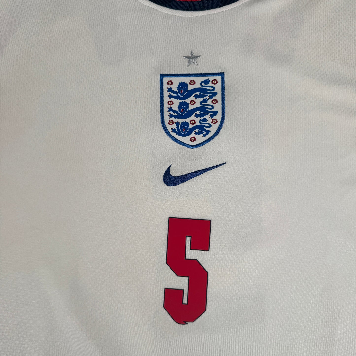 STONES 5 England 2020/2021/2022 Home Football Shirt XL