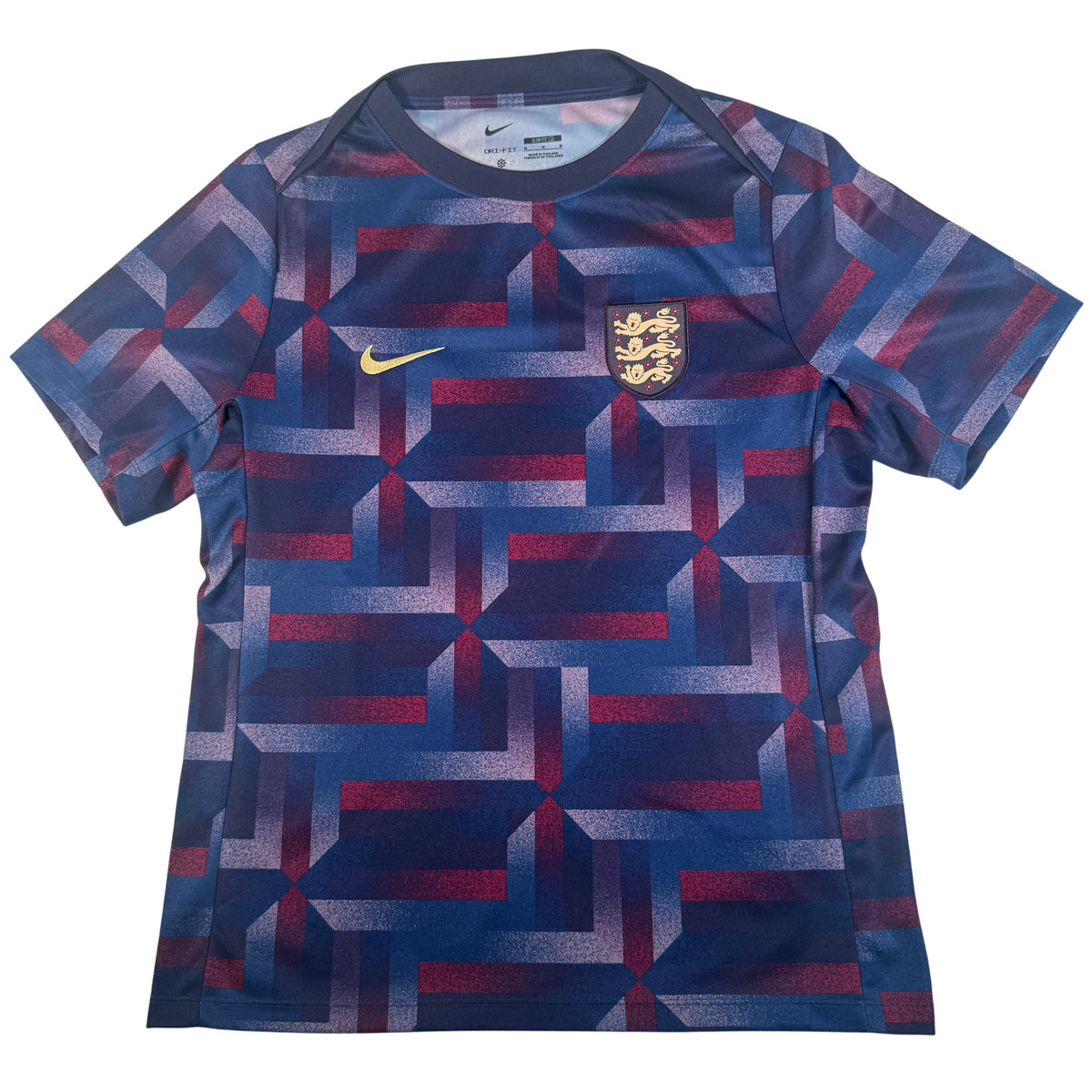 England 2024/2025/2026 Pre-Match Training Football Shirt Medium