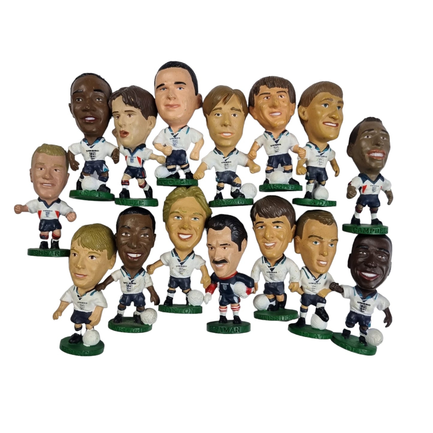 England Corinthian Figures (16 x Piece Bundle)