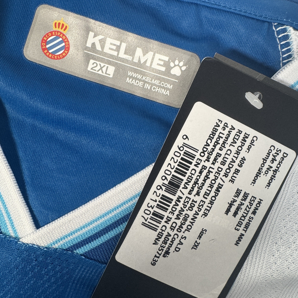 Espanyol 2022/2023 Home Football Shirt XXL BNWT