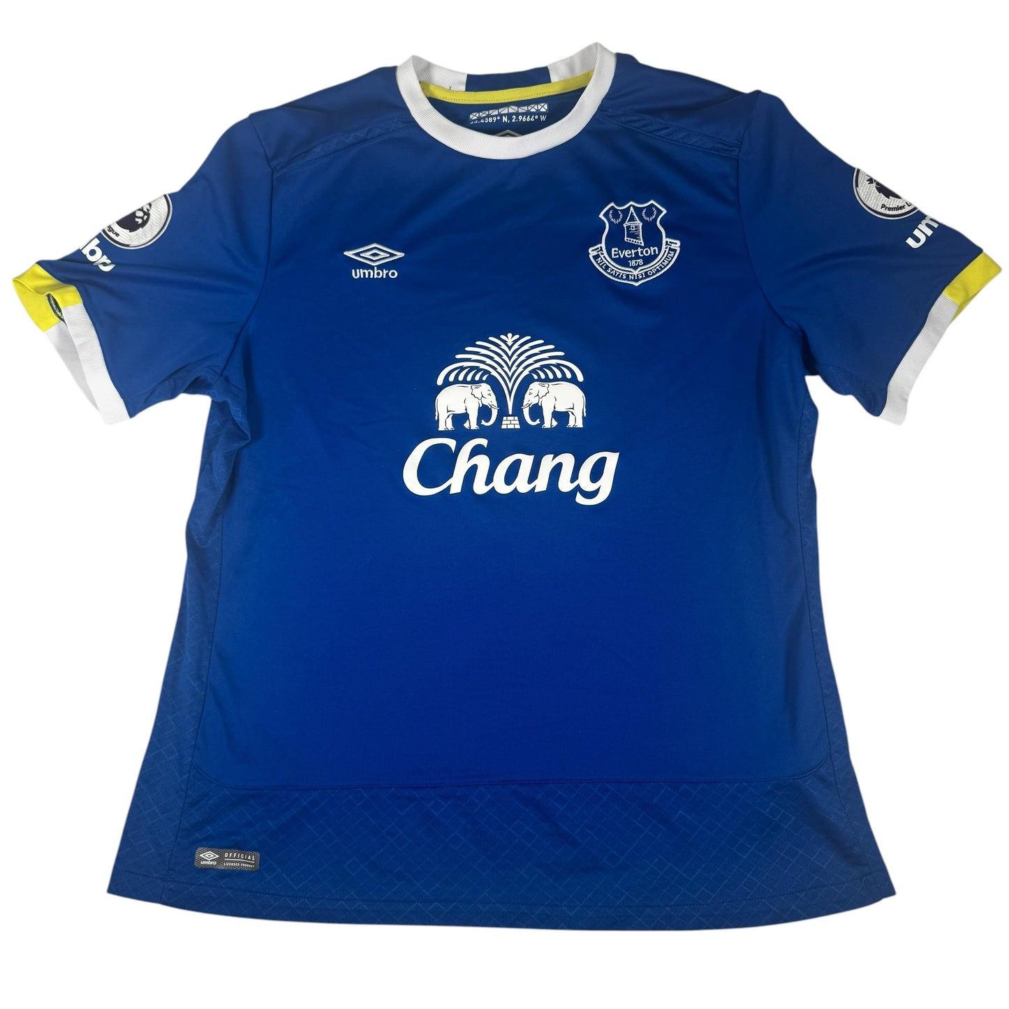 Everton 2016/2017 Home Football Shirt XL
