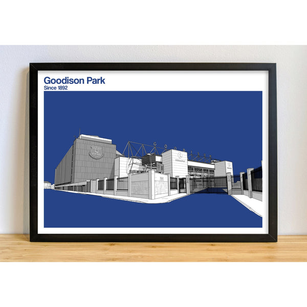 Everton Football Artwork - Goodison Park