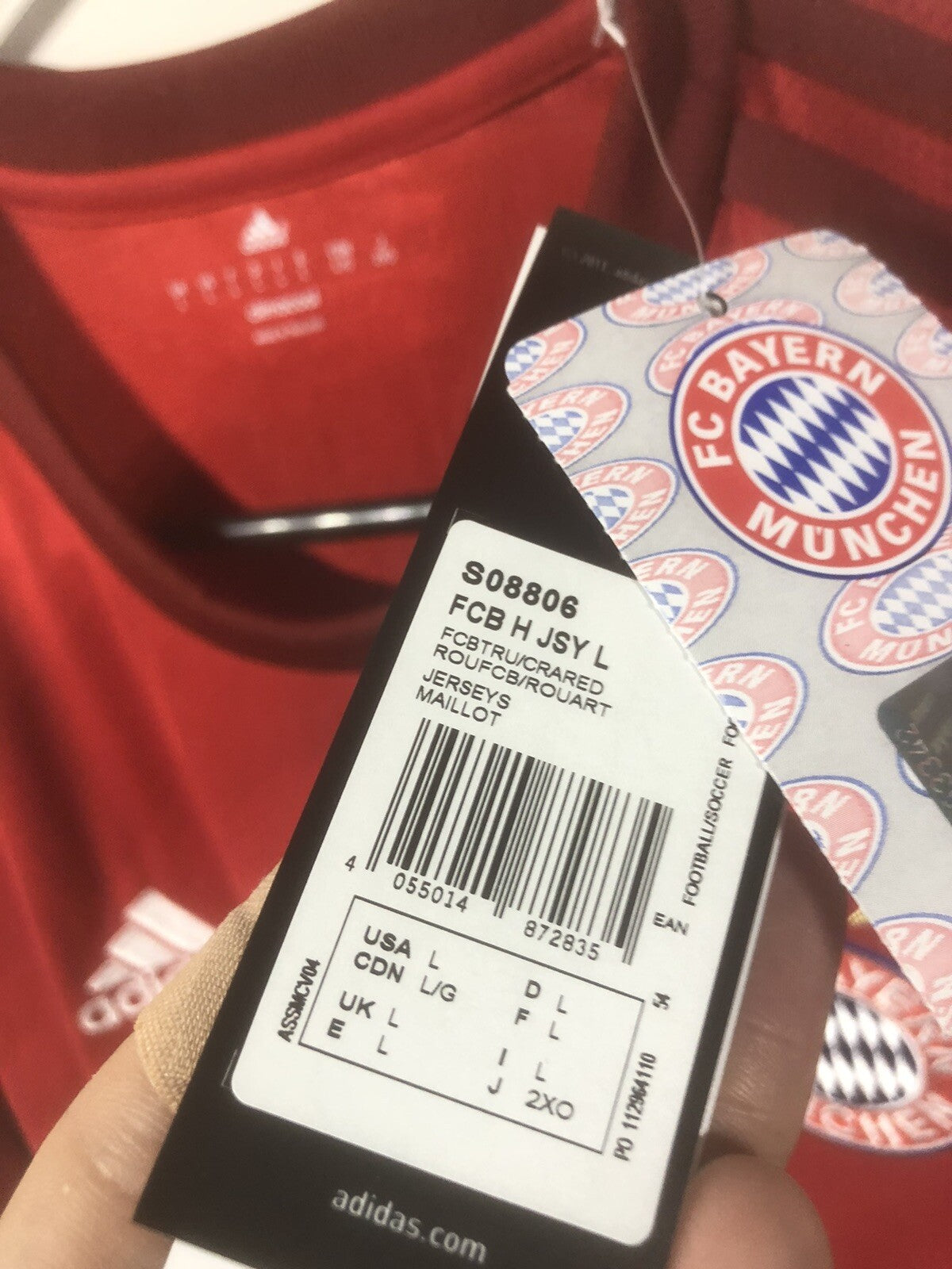Bayern Munich Gotze #19 2015/16 Large Home Shirt BNWT S08806