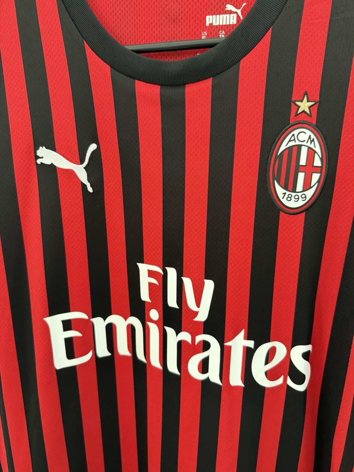 AC Milan Rebic #18 2019/20 XL Home Shirt Puma Excellent Condition 755857-01