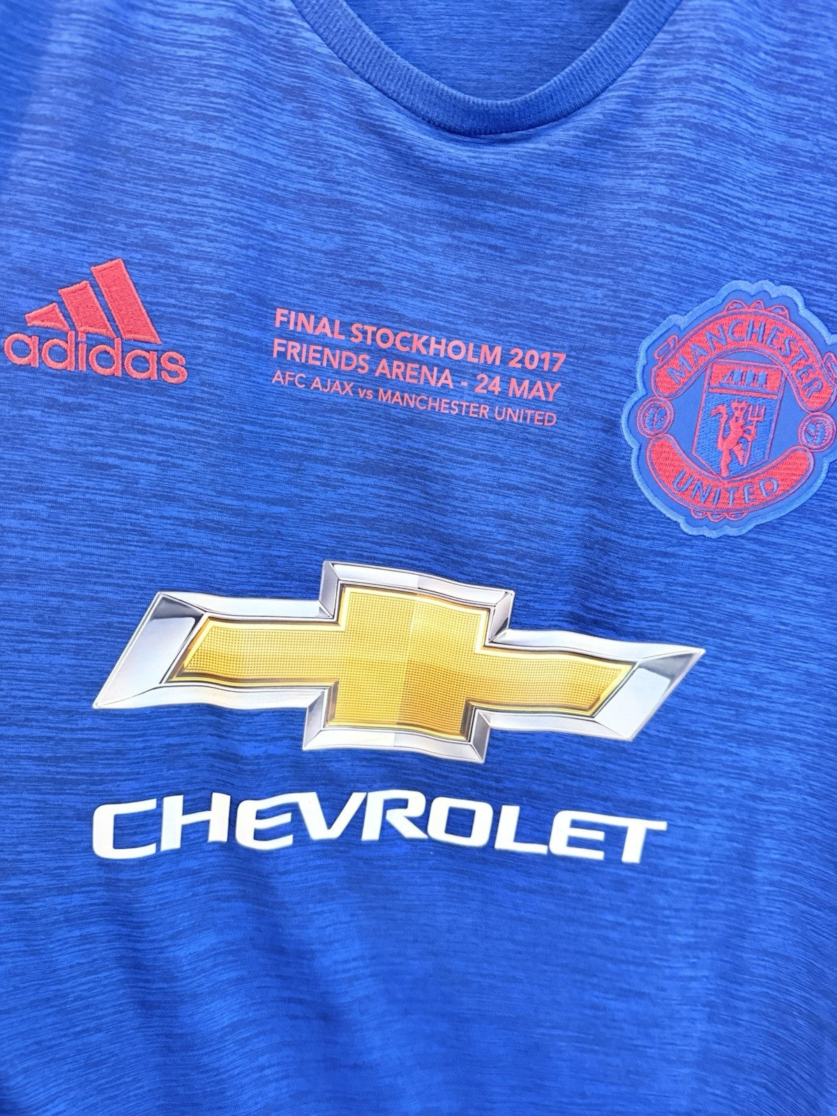 Manchester United 2016/17 Large Away EL Final Shirt Excellent Condition AI6704