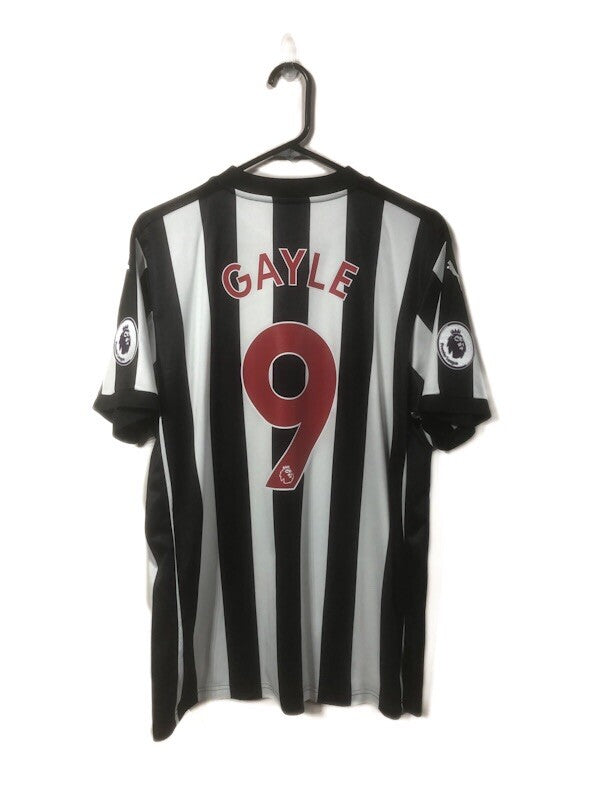 Newcastle United Gayle #9 2017/18 Large Home Shirt Excellent Condition 751271